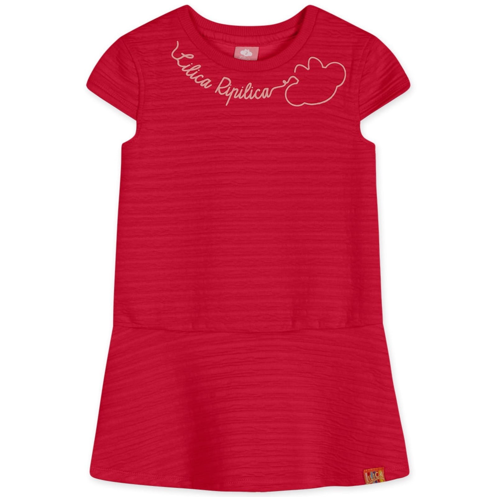 Vestido Manga Curta Bebê Feminino Lilica Ripilica Vestido Manga Curta Bebê Feminino Lilica Ripilica