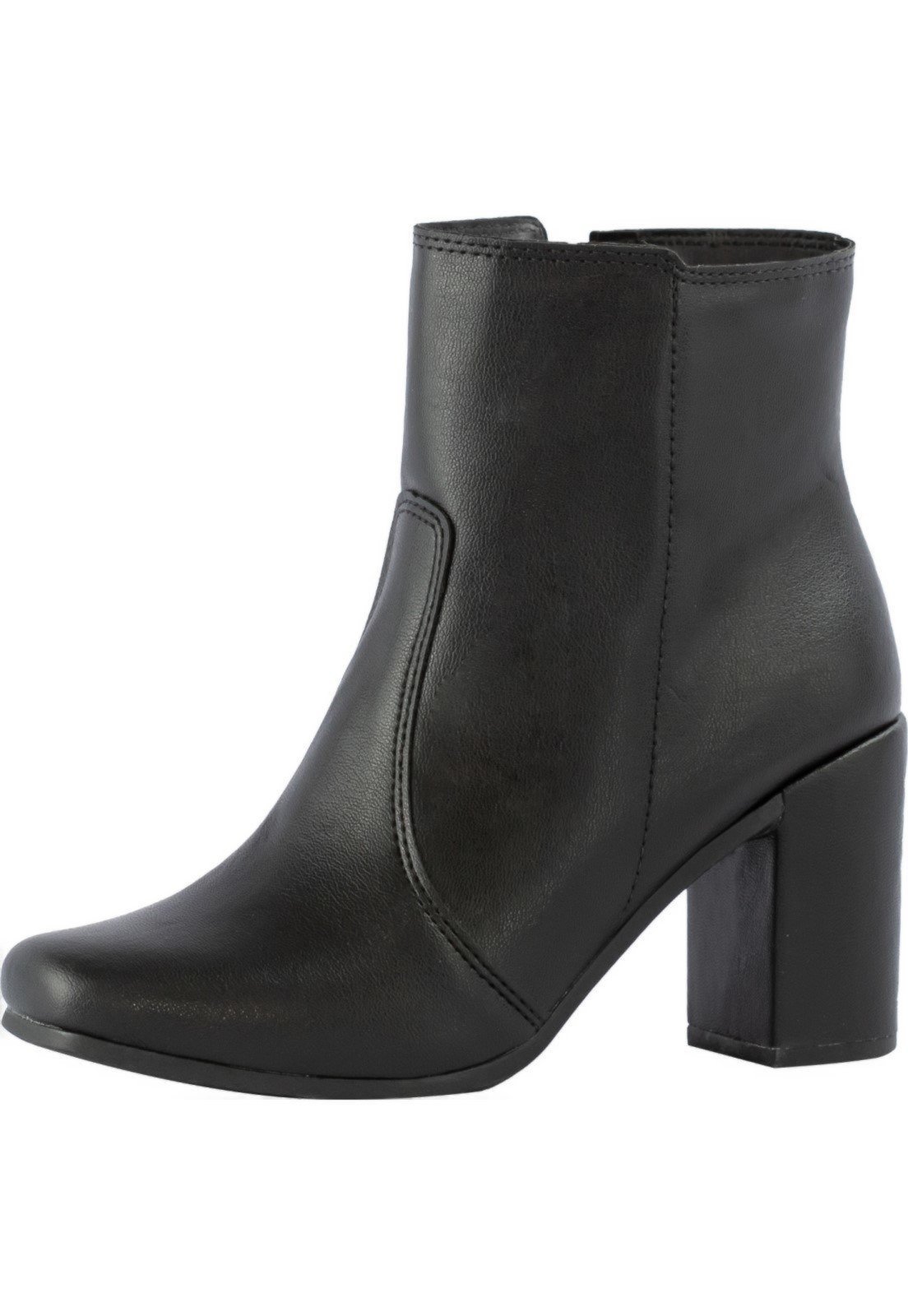Bota Feminina Bico Quadrado Lumiss Salto Alto Grosso Coturno Cano Médio Confortável Zíper ... Bota Feminina Bico Quadrado Lumiss Salto Alto Grosso Coturno Cano Médio Confortável Zíper ...