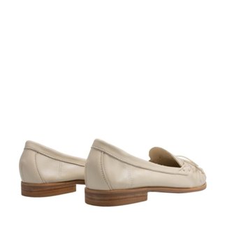 Mocassim Maithe Couro Bege  Maithe Bege