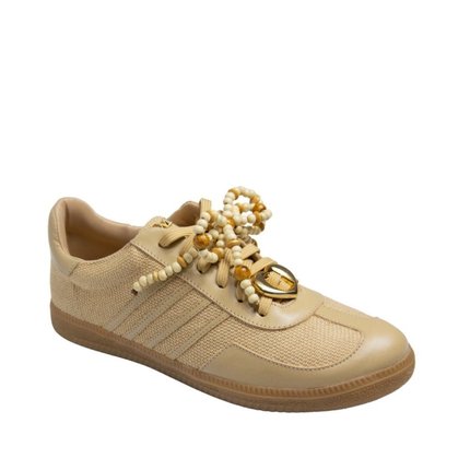 Tenis Maithe Bege Laço Decorativo  Maithe Bege - Marca Maithe