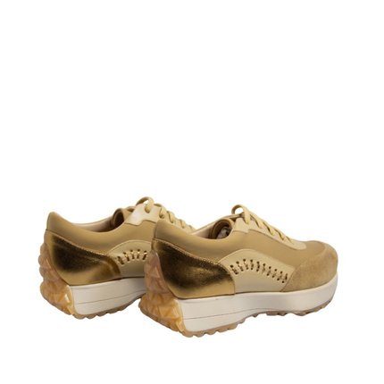 Tenis Maithe Couro Dourado  Maithe Caramelo - Marca Maithe