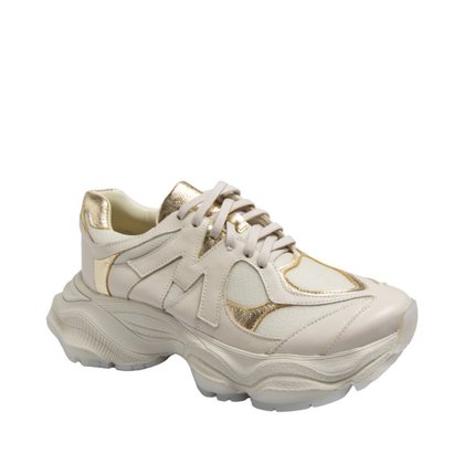 Tenis Maithe Couro Off White  Maithe Bege - Marca Maithe