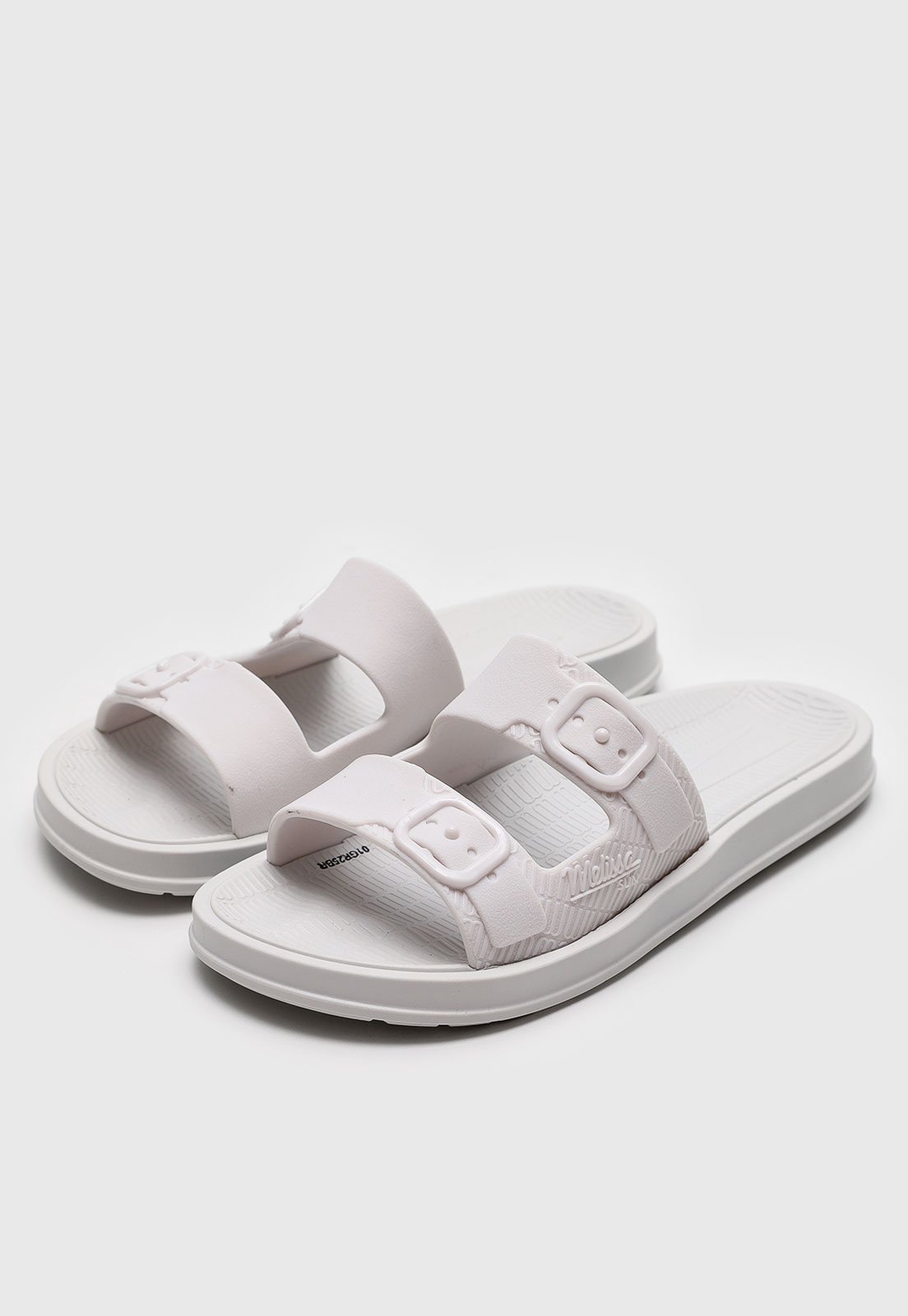 Chinelo Slide Infantil Mini Melissa Sun Cruise Branco