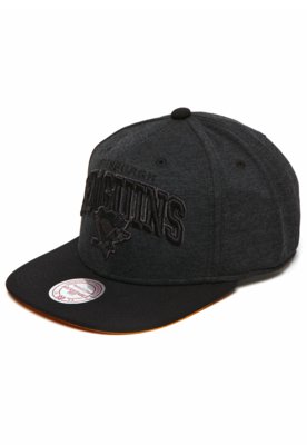 Boné Mitchell & Ness Snapback Pittsburgh Penguins Cinza - Compre