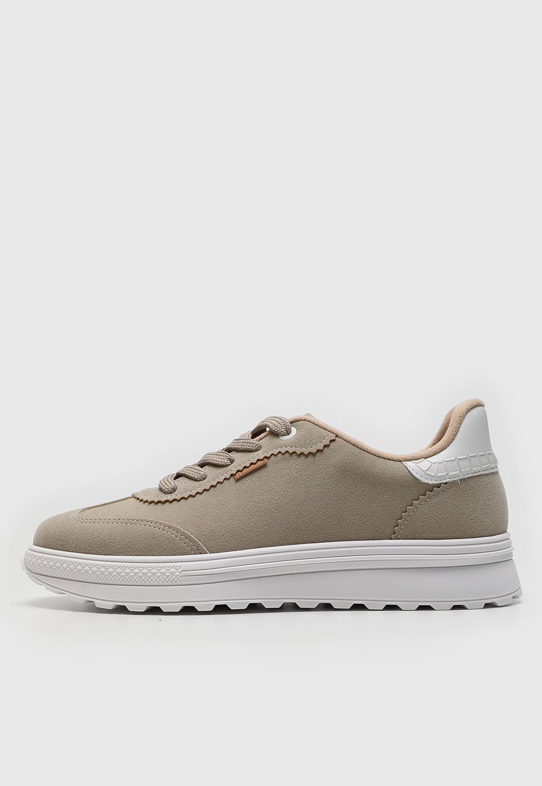 Tênis Moleca Suede Bege Tênis Moleca Suede Bege