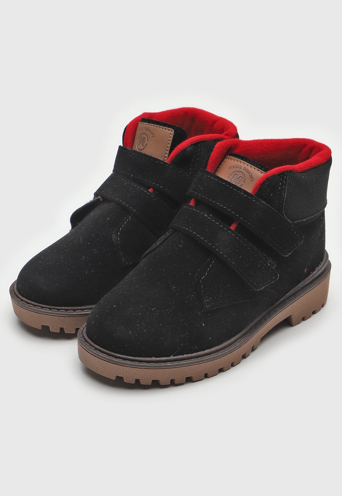 Bota Infantil Molekinho Suede Preta Bota Infantil Molekinho Suede Preta