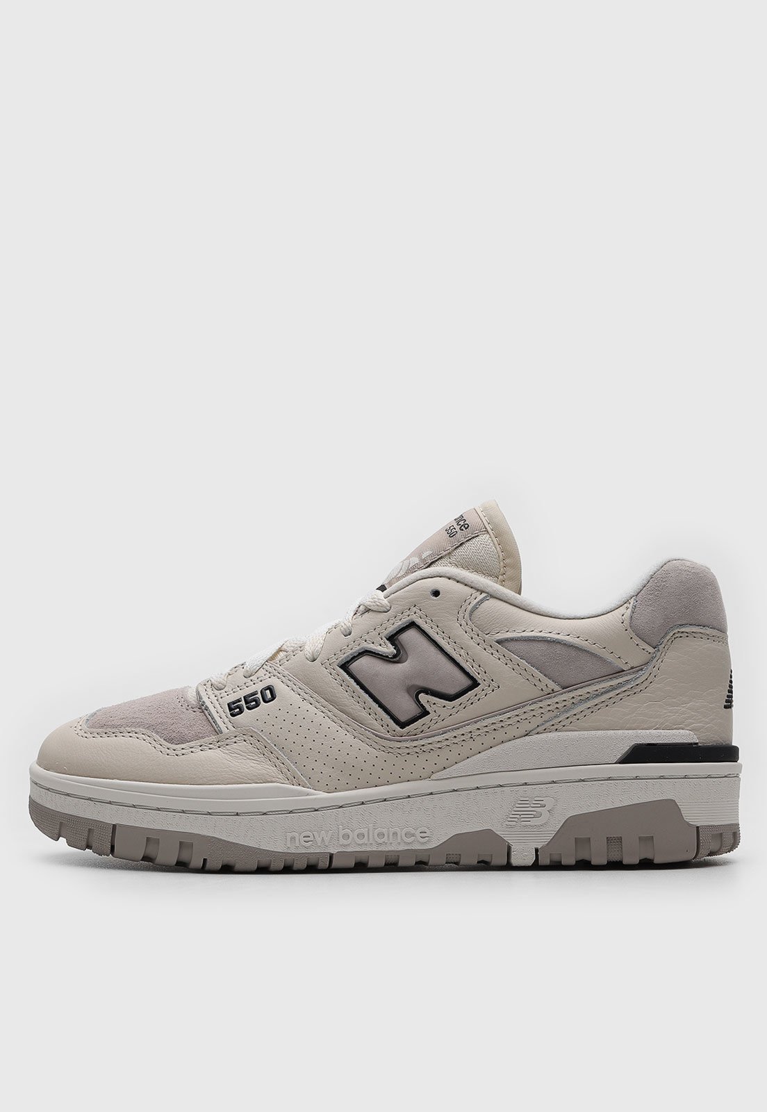 Tênis New Balance Couro 550 Off-White