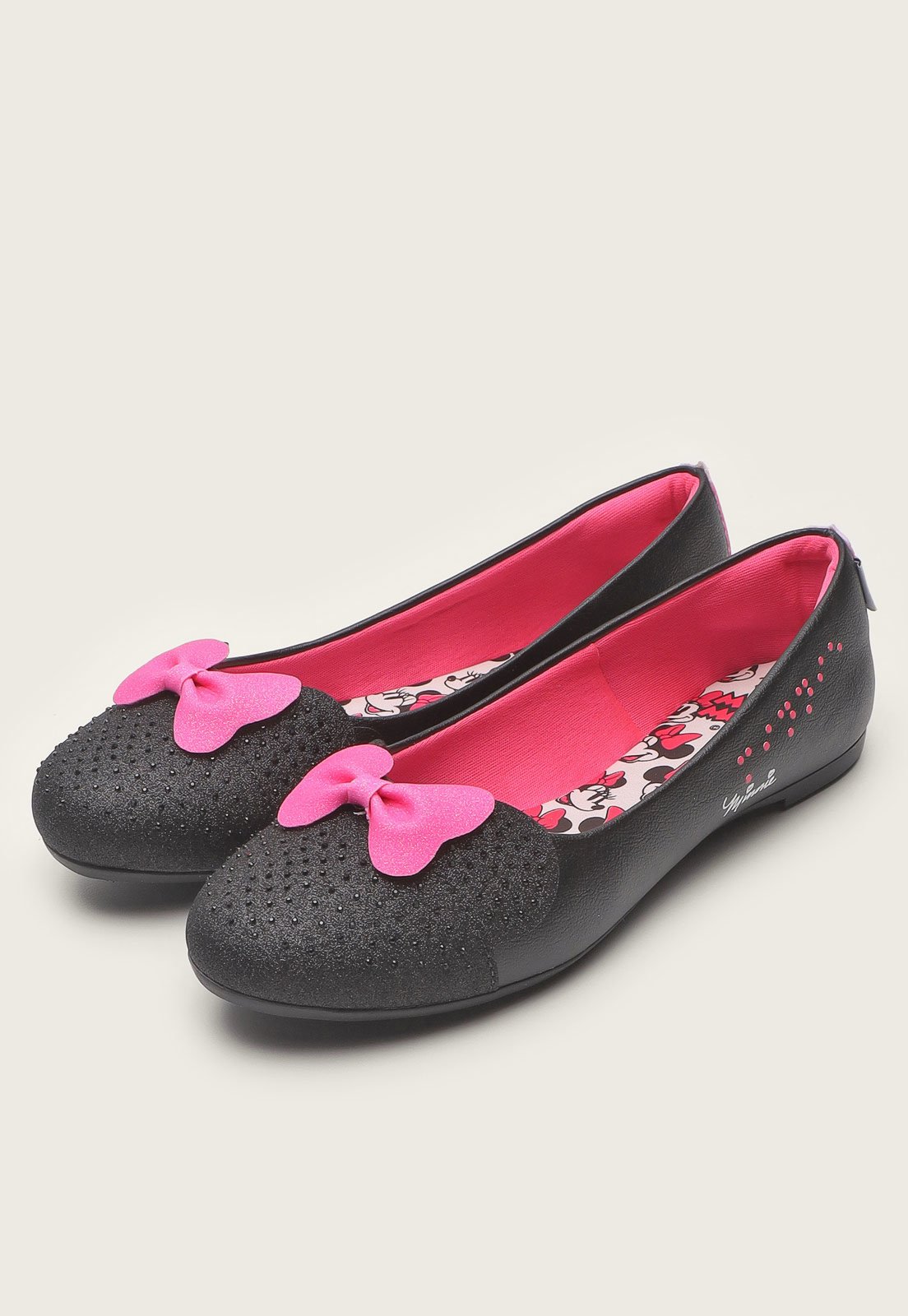 Sapatilha Pampili Disney Super Fofura Preta Sapatilha Pampili Disney Super Fofura Preta
