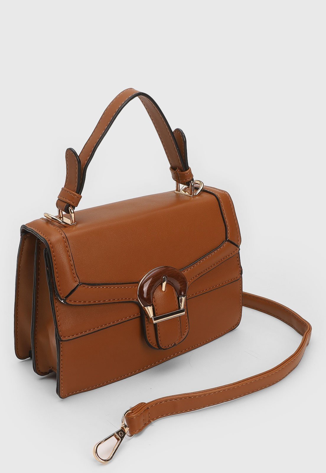 Bolsa Feminina Transversal Alça de Mão Star Shop Caramelo Bolsa Feminina Transversal Alça de Mão Star Shop Caramelo