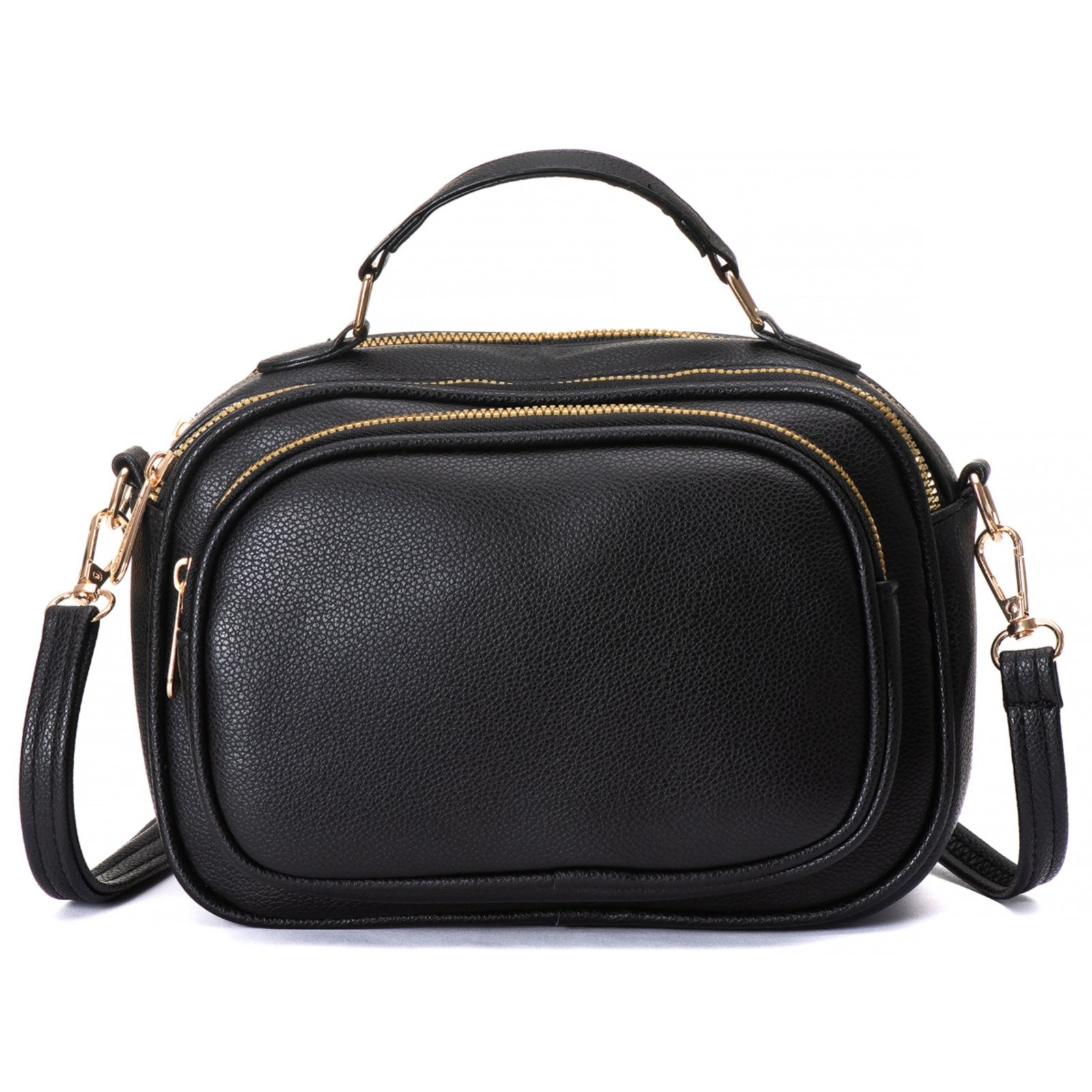 Bolsa Feminina Transversal Média Star Shop Preto Bolsa Feminina Transversal Média Star Shop Preto