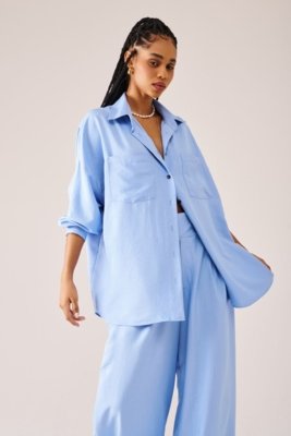 Camisa Risca De Giz Azul Suntime