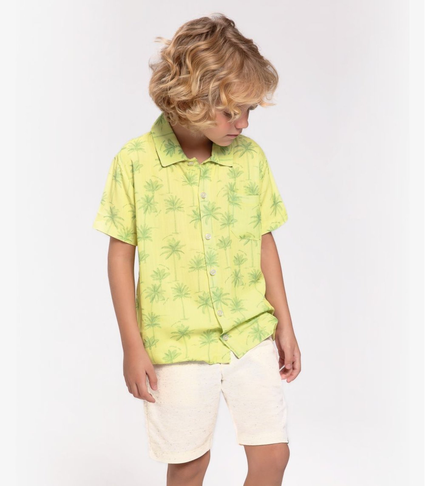 Conjunto Infantil Camisa Com Bermuda Trick Nick Verde Conjunto Infantil Camisa Com Bermuda Trick Nick Verde